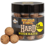 Boilies Dynamite Baits Hot Crab &amp; Krill Hard Hook Baits 20mm