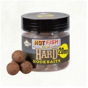 Boilies Dynamite Baits Hot Fish &amp; GLM Hard Hookbaits 20mm