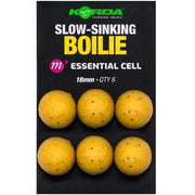 Boilies Korda Artificial Essential Cell Slow Sinking Boilie18mm, 9buc/pac