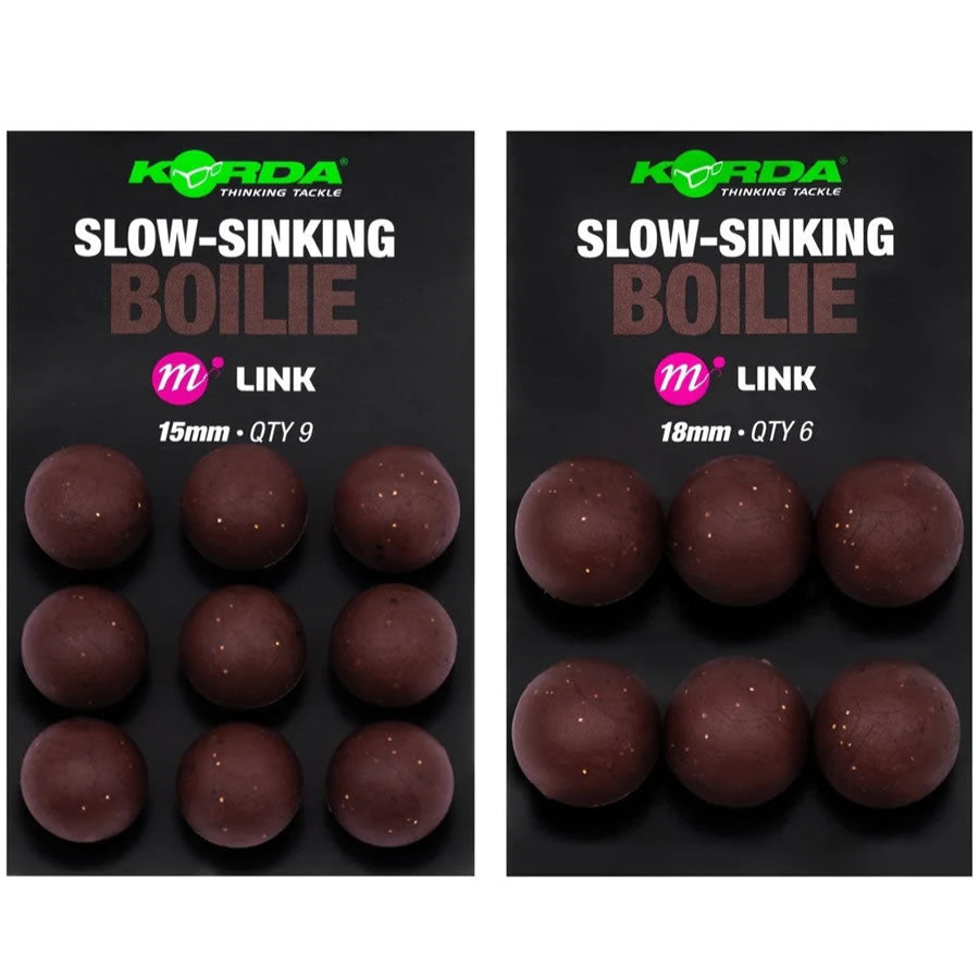 Boilies Korda Artificial Link Slow Sinking Boilie 9buc/pac
