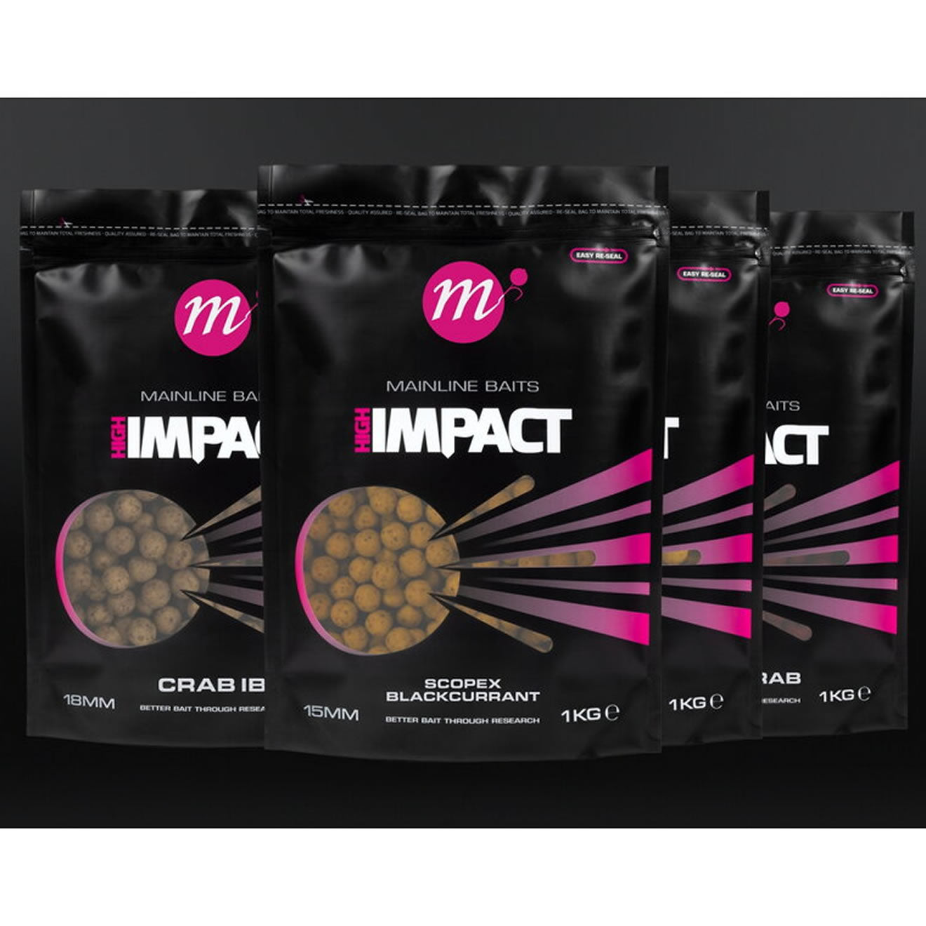 Boilies MAINLINE High Impact Crab IB 1kg