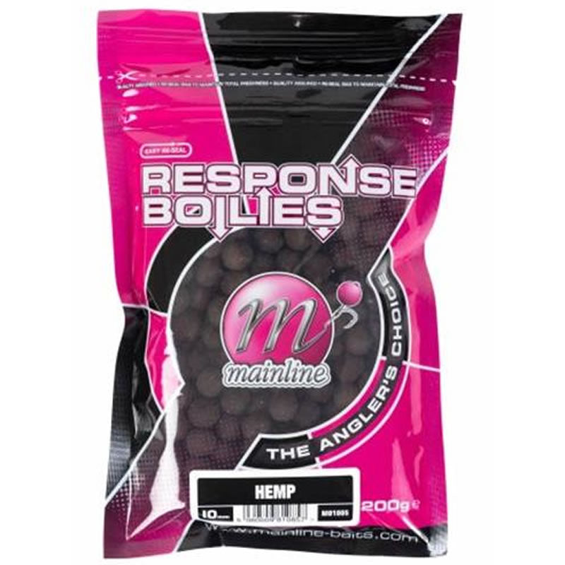 Boilies MAINLINE Shelf Life Boilies, Hemp, 10 mm, 200 gr