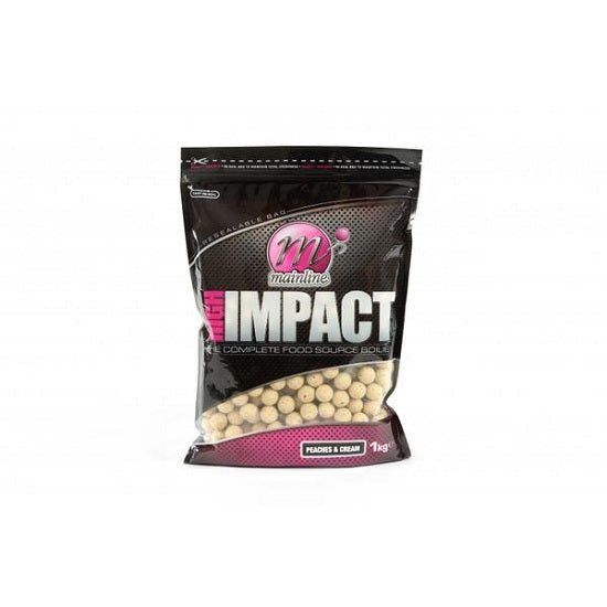Boilies Mainline Fiert High Impact, 16mm, 1kg Peaches &amp; Cream