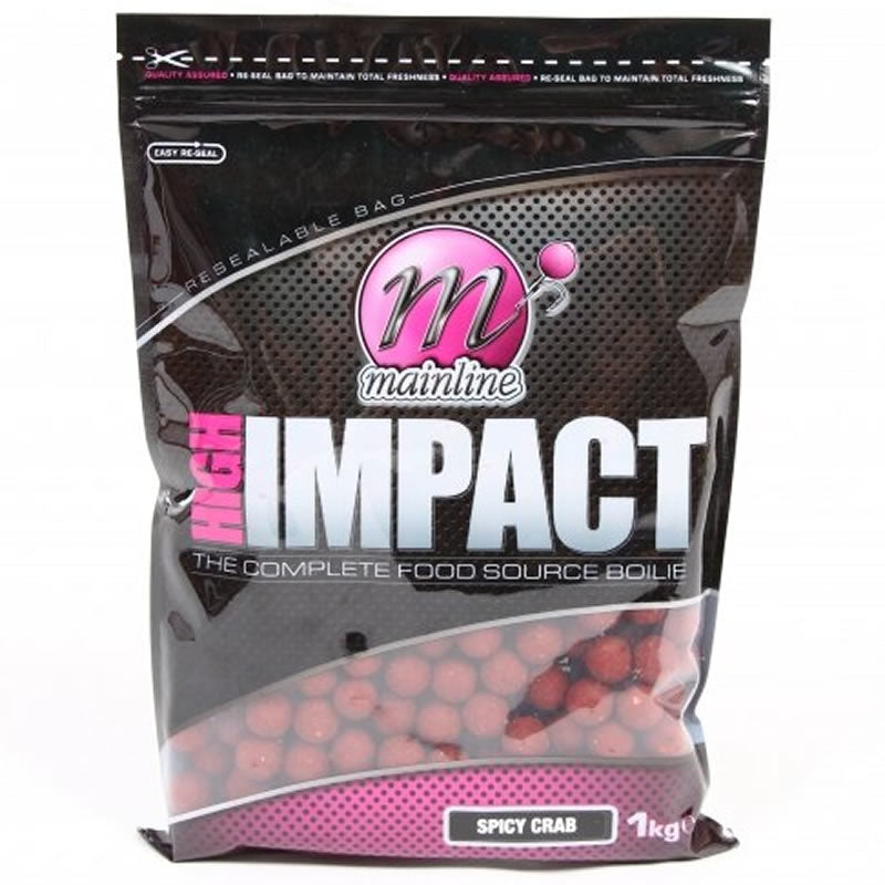 Boilies Mainline High Impact Spicy Crab 16mm, 1kg