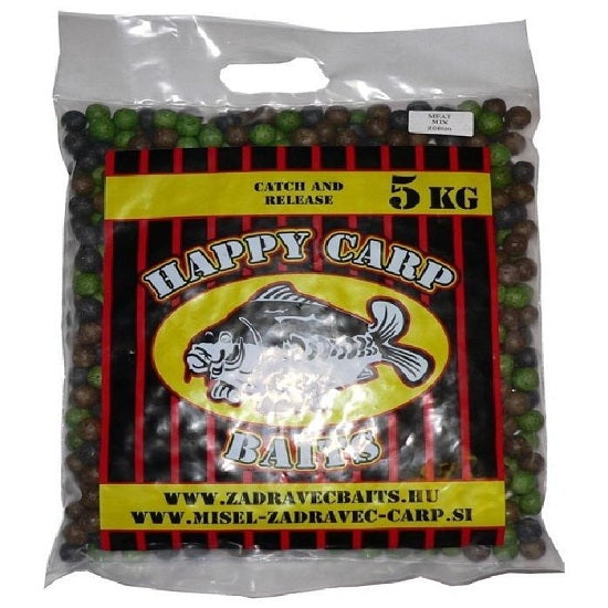 Boilies Misel Zadravec de Nadire Happy Carp Mix, 20mm, 5kg Meat Mix