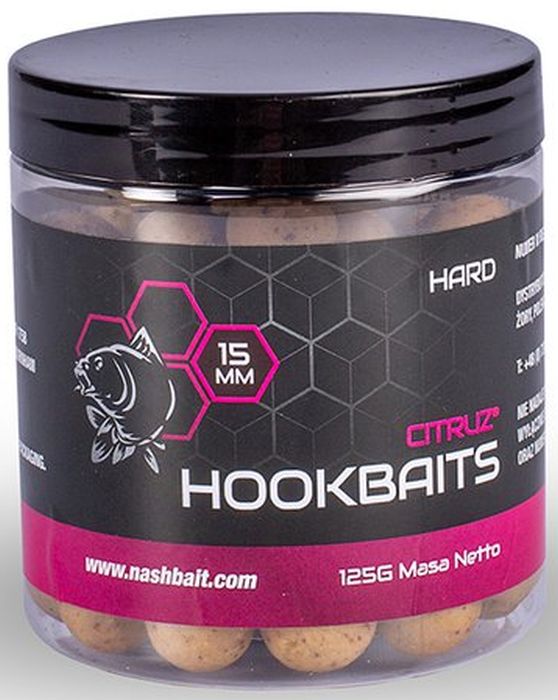 Boilies Nash Citruz Hard Hookbaits 125g