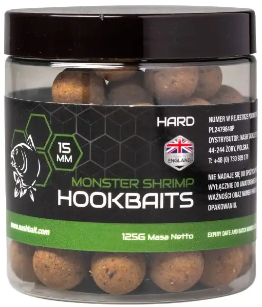 Boilies Nash Hard Hookbaits Monster Shrimp