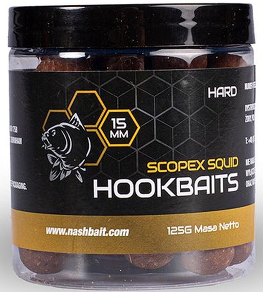 Boilies Nash Hard Hookbaits Scopex Squid 125g
