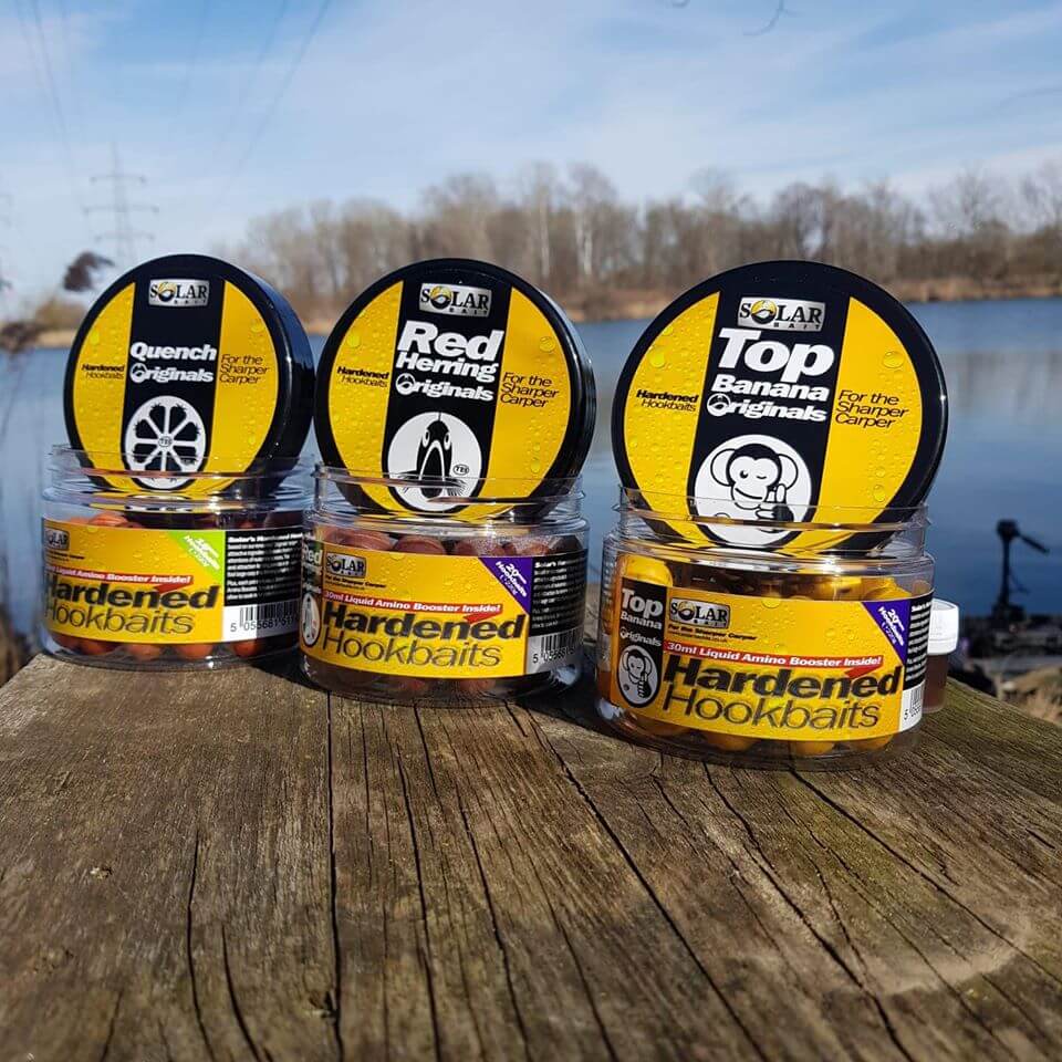 Boilies Solar Hardened Hookbaits 16MM RED HERRING