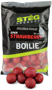 Boilies Solubil STEG Boilie, Capsuna, 20mm, 1kg