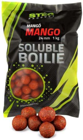Boilies Solubil STEG Boilie, Mango, 24mm, 1kg