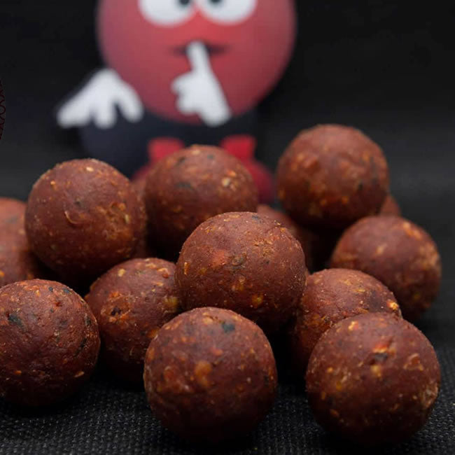 Boilies Solubil de Nadit Mister Red Super Hot, 1kg, 16mm 