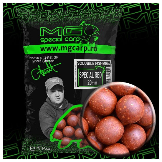 Boilies Solubile MG Special Carp Special Red 20mm 1KG