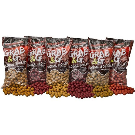 Boilies StarBaits Fiert Grab&amp;Go Global, 20mm, 1kg CAPSUNI 