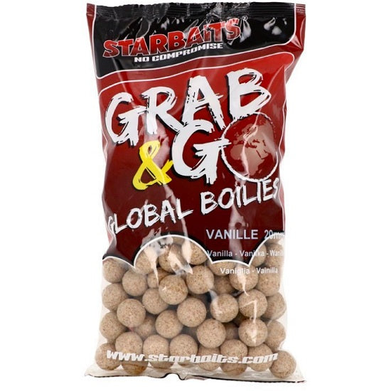 Boilies Starbaits G&amp;G Global, Vanilie, 20mm, 1kg