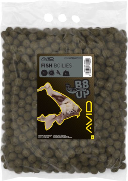 Boilies Tare AVID B8-Up, Fish, 20mm, 5kg