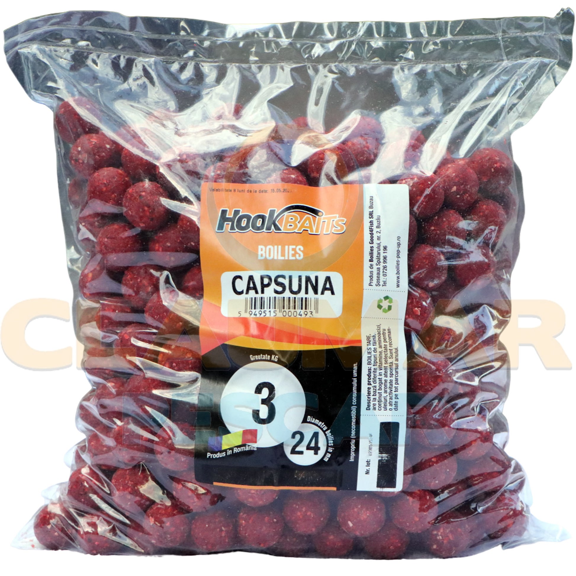 Boilies Tare Birdfood Hook Baits Capsuna 3kg