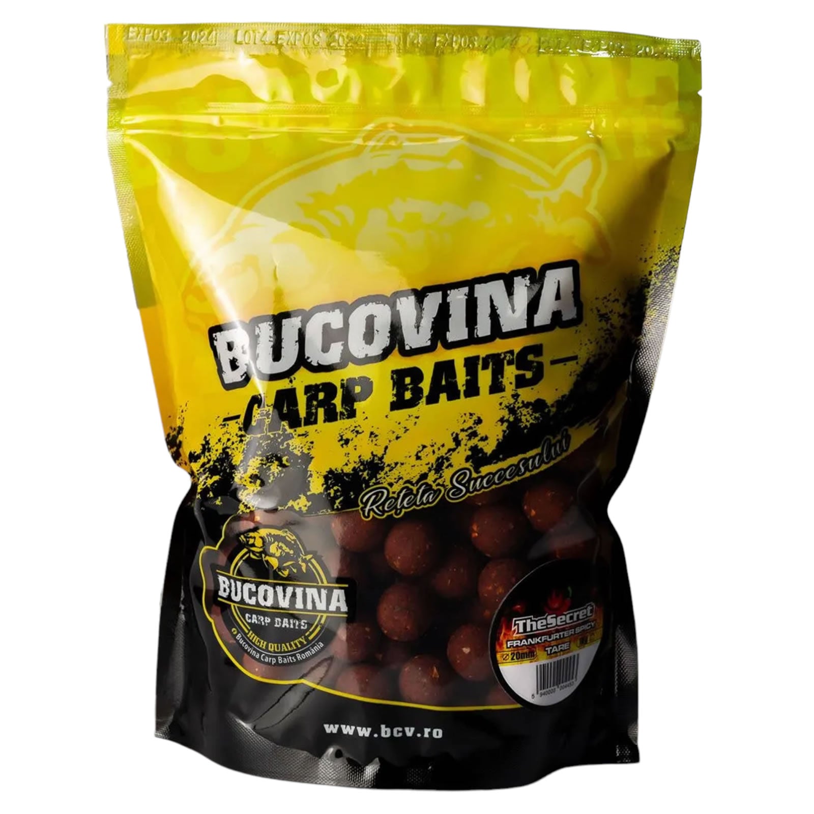 Boilies Tare Bucovina Baits The Secret Frankfurter Spicy 1kg