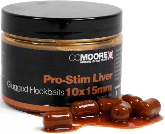 Boilies Tare De Carlig CC Moore Pro-Stim Liver Glugged Hookbaits Frankfurter