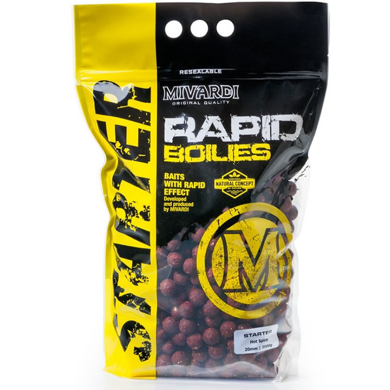 Boilies Tare MIVARDI Starter Hot Spice 3.5kg