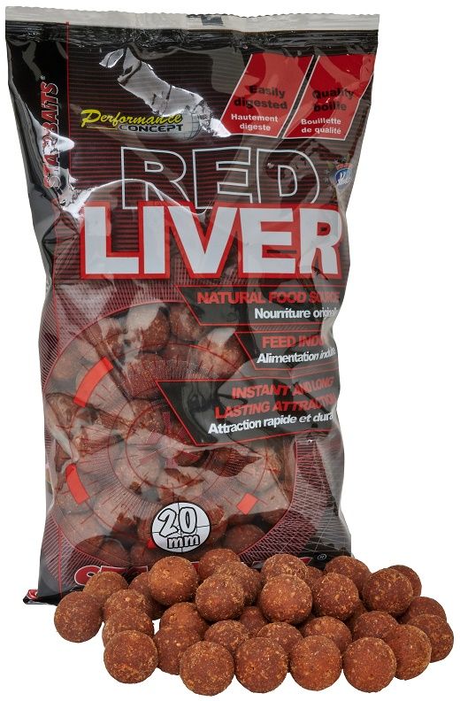 Boilies Tare STARBAITS Concept Red Liver 800g