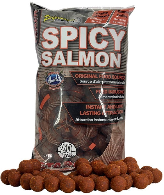 Boilies Tare STARBAITS Concept, Spicy Salmon, 20mm, 2kg