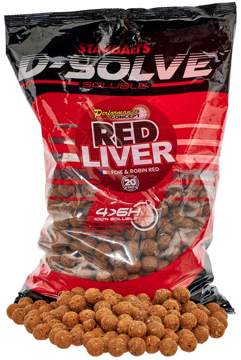 Boilies Tare STARBAITS D Solve, Red Liver, 20mm, 2.5kg