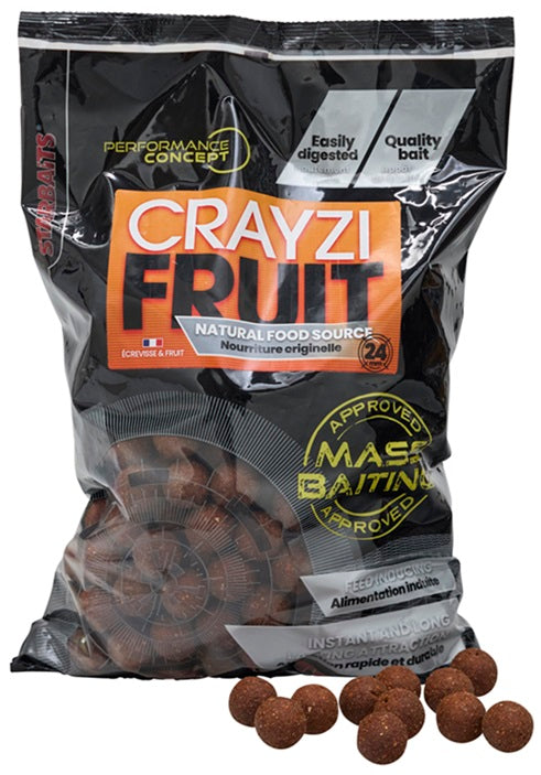 Boilies Tare STARBAITS Mass Baiting Crayzi Fruit 3kg