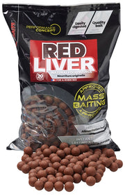 Boilies Tare STARBAITS Mass Baiting Red Liver 3kg