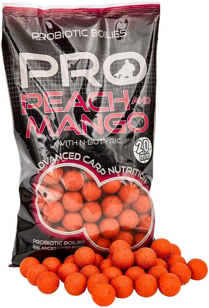 Boilies Tare STARBAITS Probiotic Peach Mango 800g