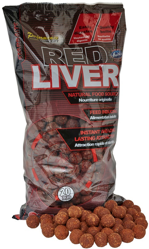 Boilies Tare STARBAITS Probiotic Red Liver 2kg