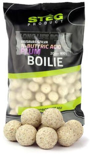 Boilies Tare STEG Long Life Boilie, NButyric Acid Pruna, 20mm, 800g