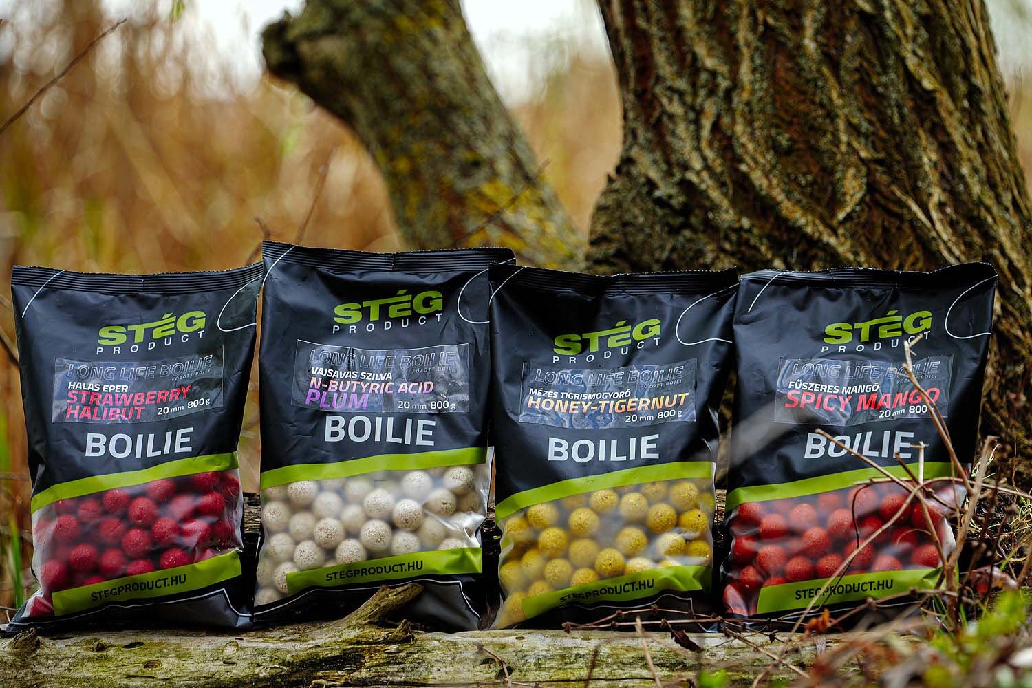 Boilies Tare STEG Long Life Boilie, NButyric Acid Pruna, 20mm, 800g