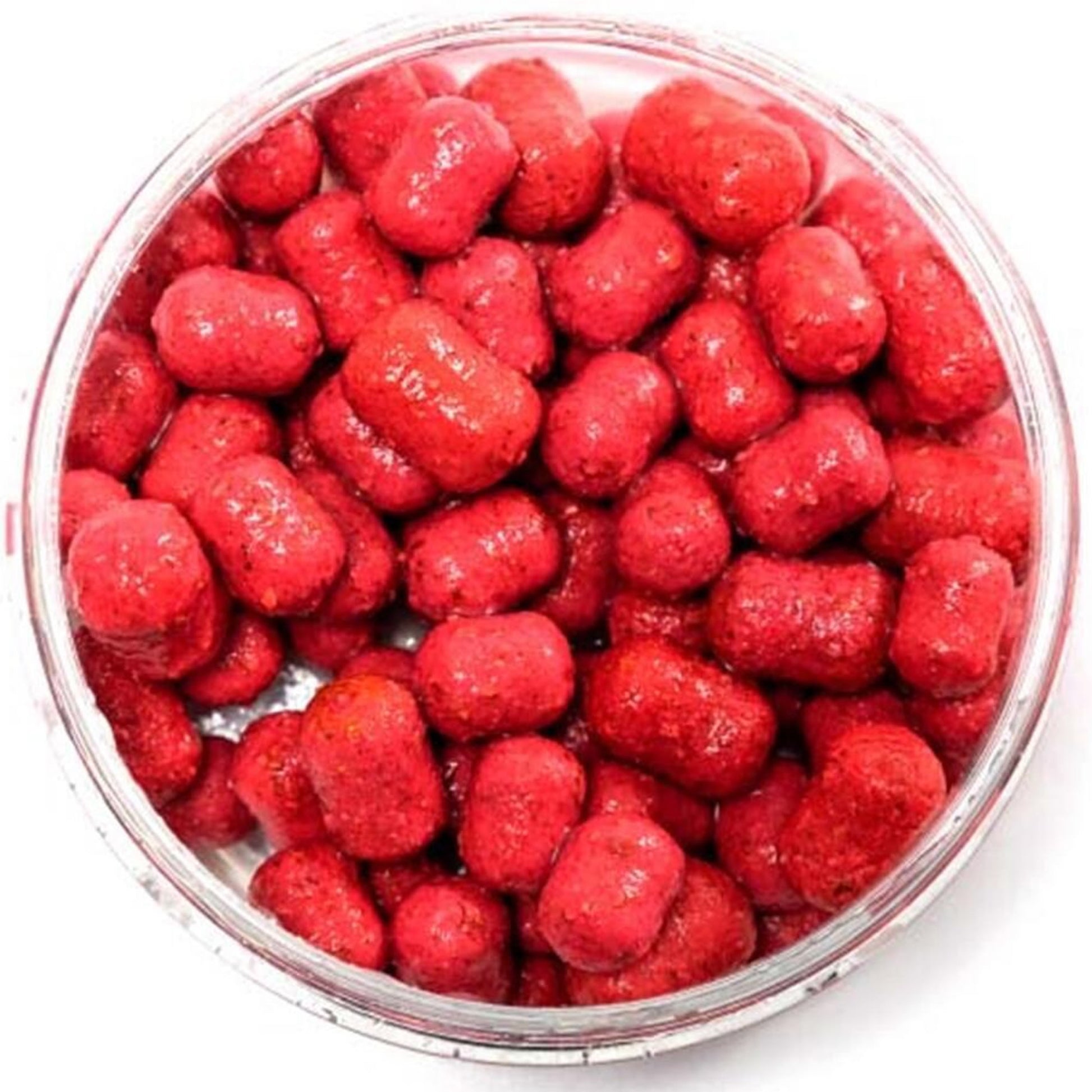  Boilies Tare de Carlig CPK Fluoroattract + Feeder Capsuna &amp; Usturoi, Marime S, 10/14mm