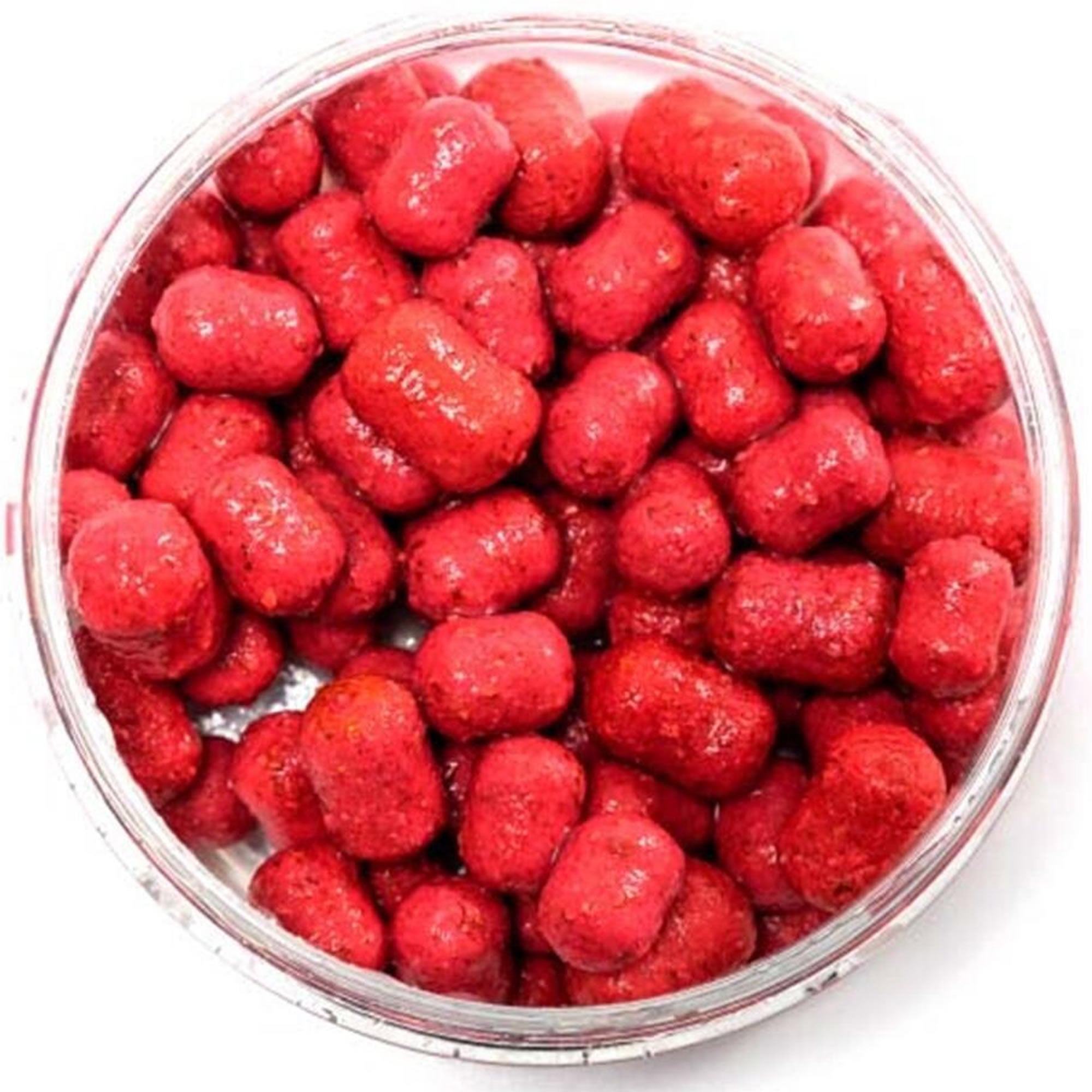  Boilies Tare de Carlig CPK Fluoroattract + Feeder Capsuna &amp; Usturoi, Marime S, 10/14mm