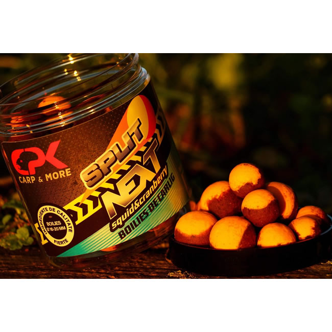 Boilies Tare de Carlig CPK Split Next Squid &amp; Cranberry, 150g, 16mm+20mm
