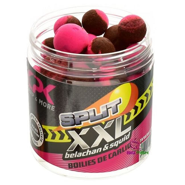 Boilies Tare de Carlig CPK Split XXL Belachan &amp; Squid, 150g, 16mm+20mm