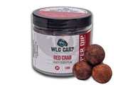 Boilies WLC De Carlig Super Dip Red Crab  ( borcan 120g ) Crab &amp; Squid &amp; Plum 24 MM