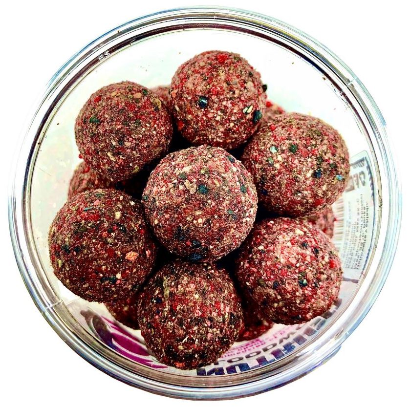 Boilies cu Miez Lichid LK BAITS Nutrigo, Bloodworm, 20-25mm, 250ml, 12buc/pac