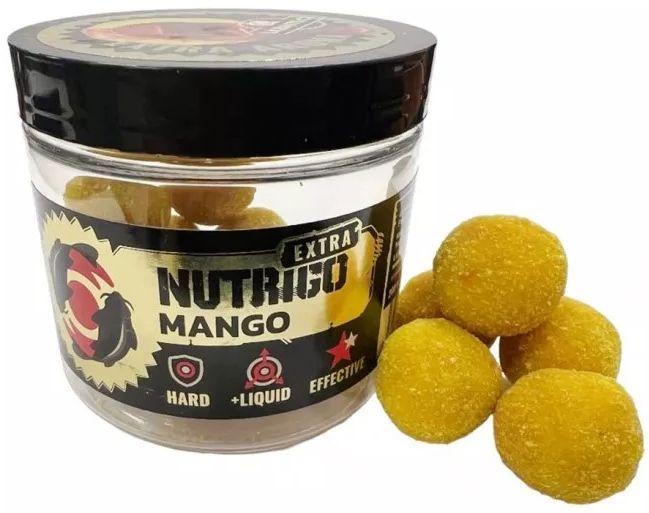 Boilies cu Miez Lichid LK BAITS Nutrigo, Extra Mango, 20mm, 100ml