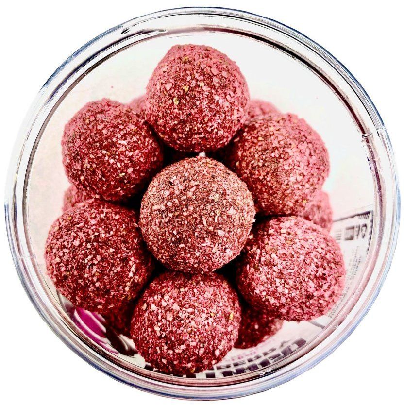 Boilies cu Miez Lichid LK BAITS Nutrigo, Prune &amp; Fructe Padure, 20mm, 200ml