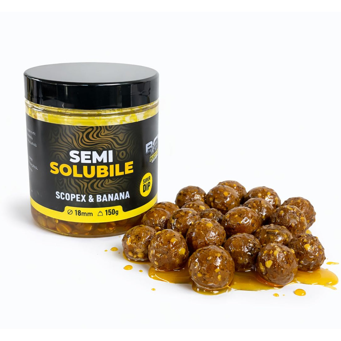 Boilies de Carlig BUCOVINA Semisolubile Scopex &amp; Banana 150g