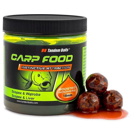 Boilies de Carlig Dipuit Tandem Baits Boosted Hookers 18mm 300g Mulberry Ripe