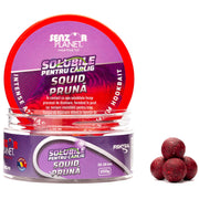Boilies pentru Carlig Senzor Planet, Solubile, Squid &amp; Pruna, 16-18mm, 200g