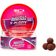 Boilies pentru Carlig Senzor Planet, Solubile, X-Ploziv - Squid &amp; Afine, 16-18mm, 200g