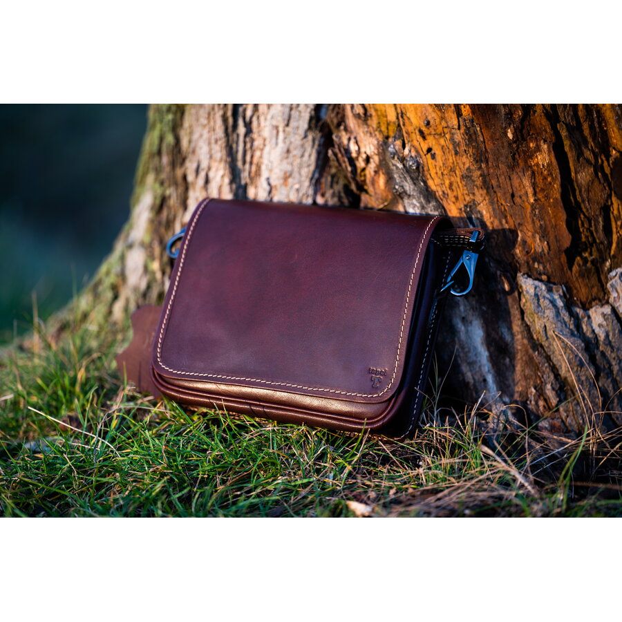 Borseta Arrow Tapel Piele Lux, 18x21x5cm