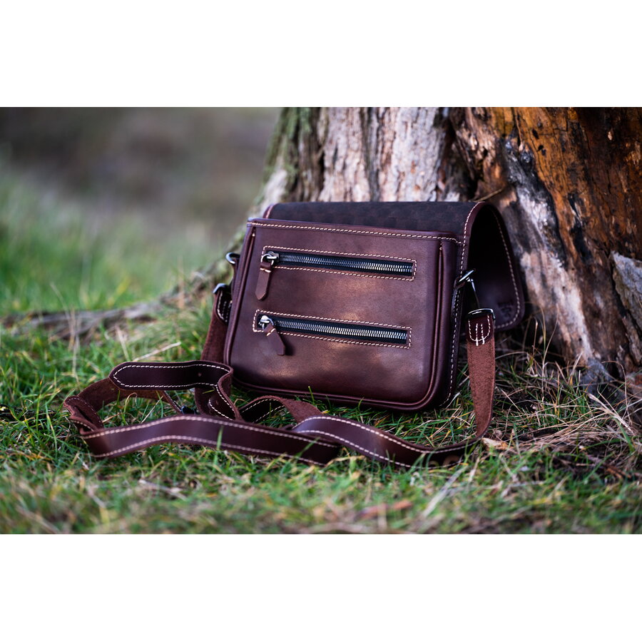 Borseta Arrow Tapel Piele Lux, 18x21x5cm