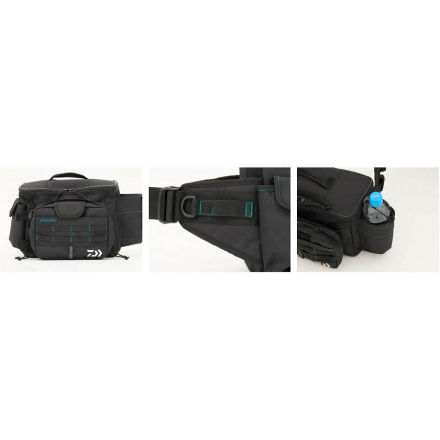 Borseta DAIWA Emeraldas Hip Bag E Green 13x30x23cm