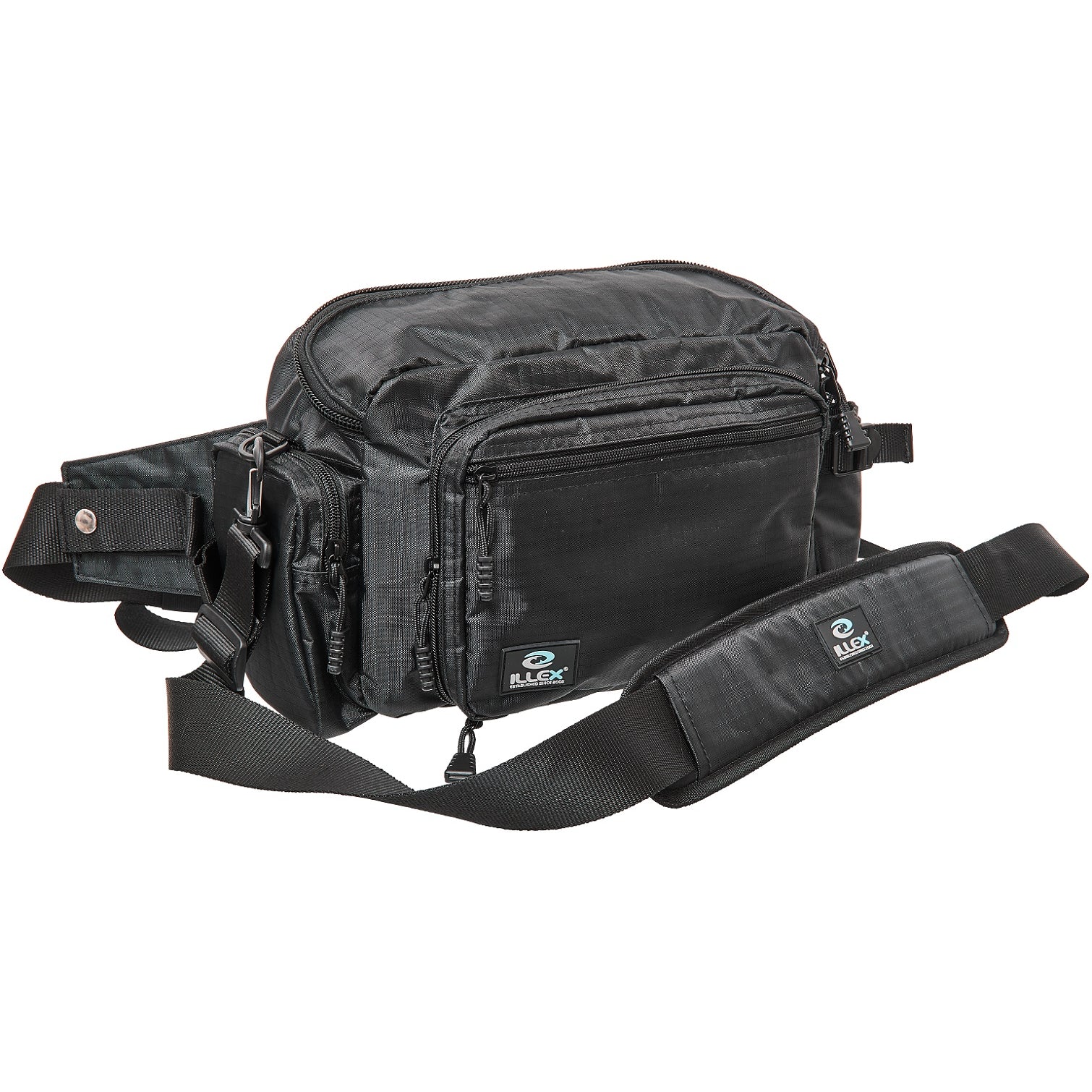 Borseta ILLEX Fat Hip Bag Black, 39x22x26cm