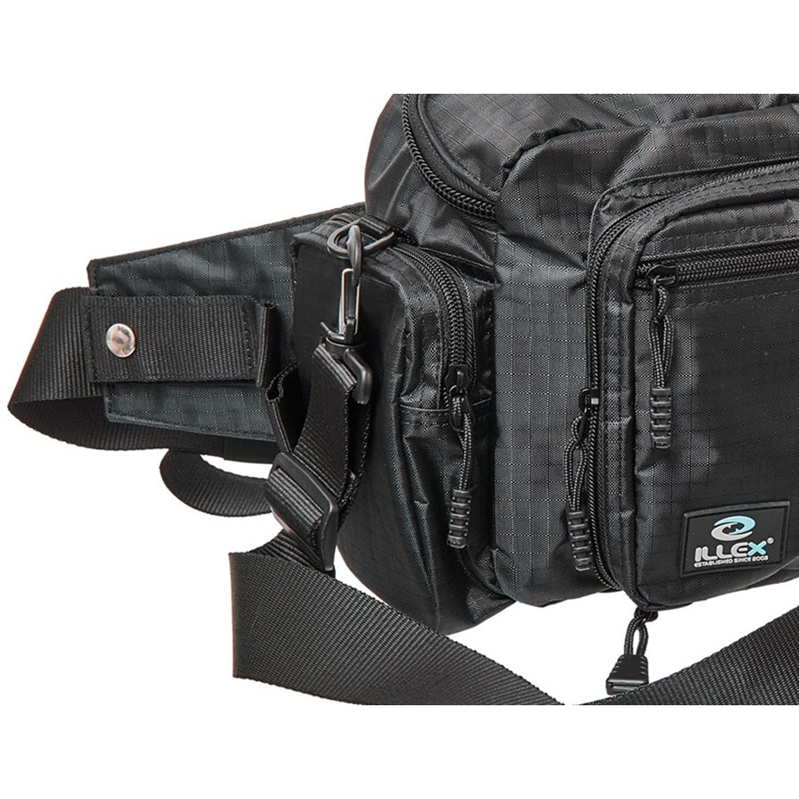 Borseta ILLEX Fat Hip Bag Black, 39x22x26cm